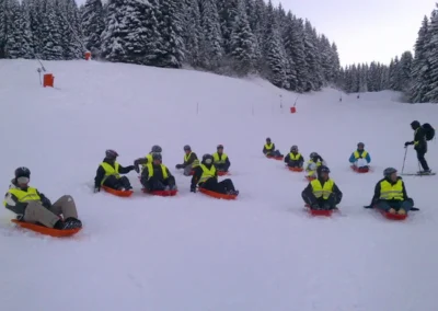 Descente en luge