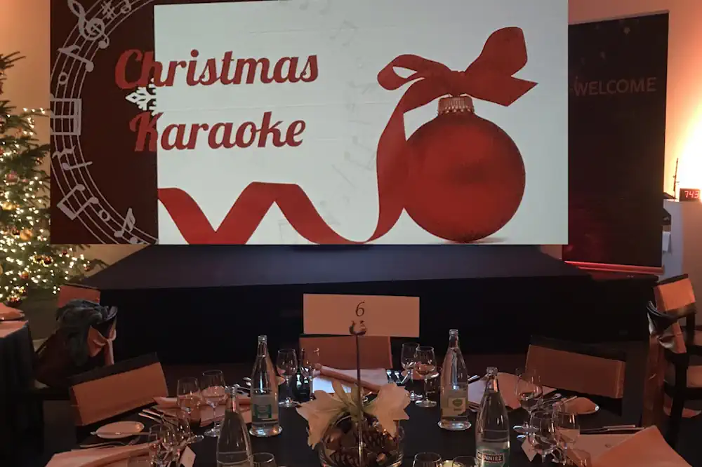 Christmas karaoke